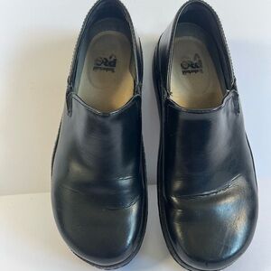 Timberland PRO Women's Glossy Black Clogs Size 8.5